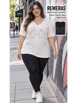 Remera con Strass