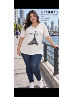 Remera con Strass